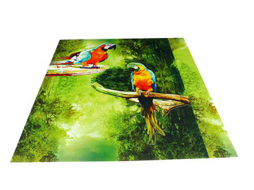 Groene Plastic Commerciële het Plafondcomités van het papegaaipatroon Geen het Barsten