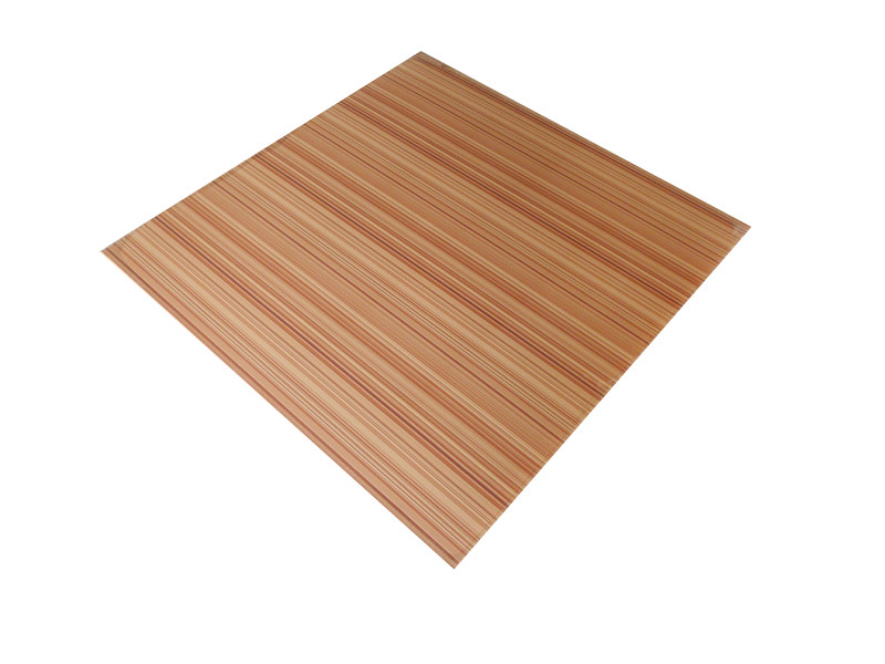 Wood Grain Ceiling Panels Fireproof PVC False Ceiling Tiles Laminated