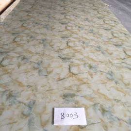 Thin Marble Sheets Artificial Wall Tiles Scratch Resistance 2440x1220 mm