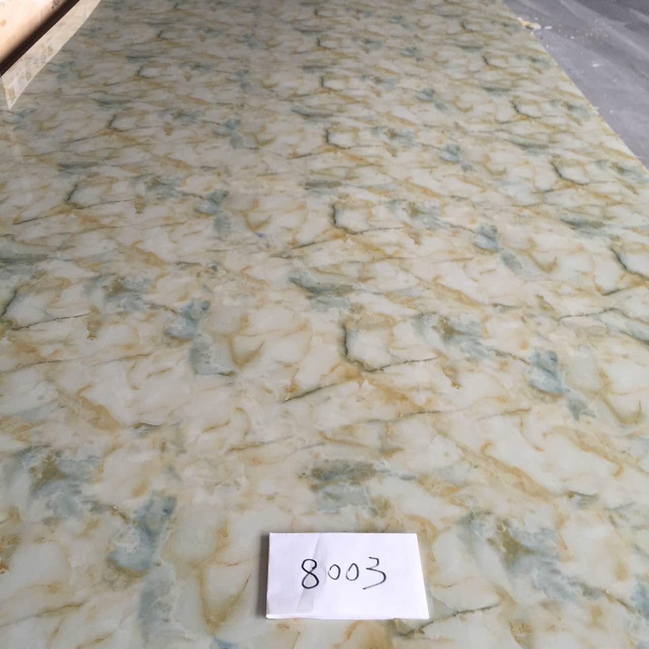 Thin Marble Sheets Artificial Wall Tiles Scratch Resistance 2440x1220 mm